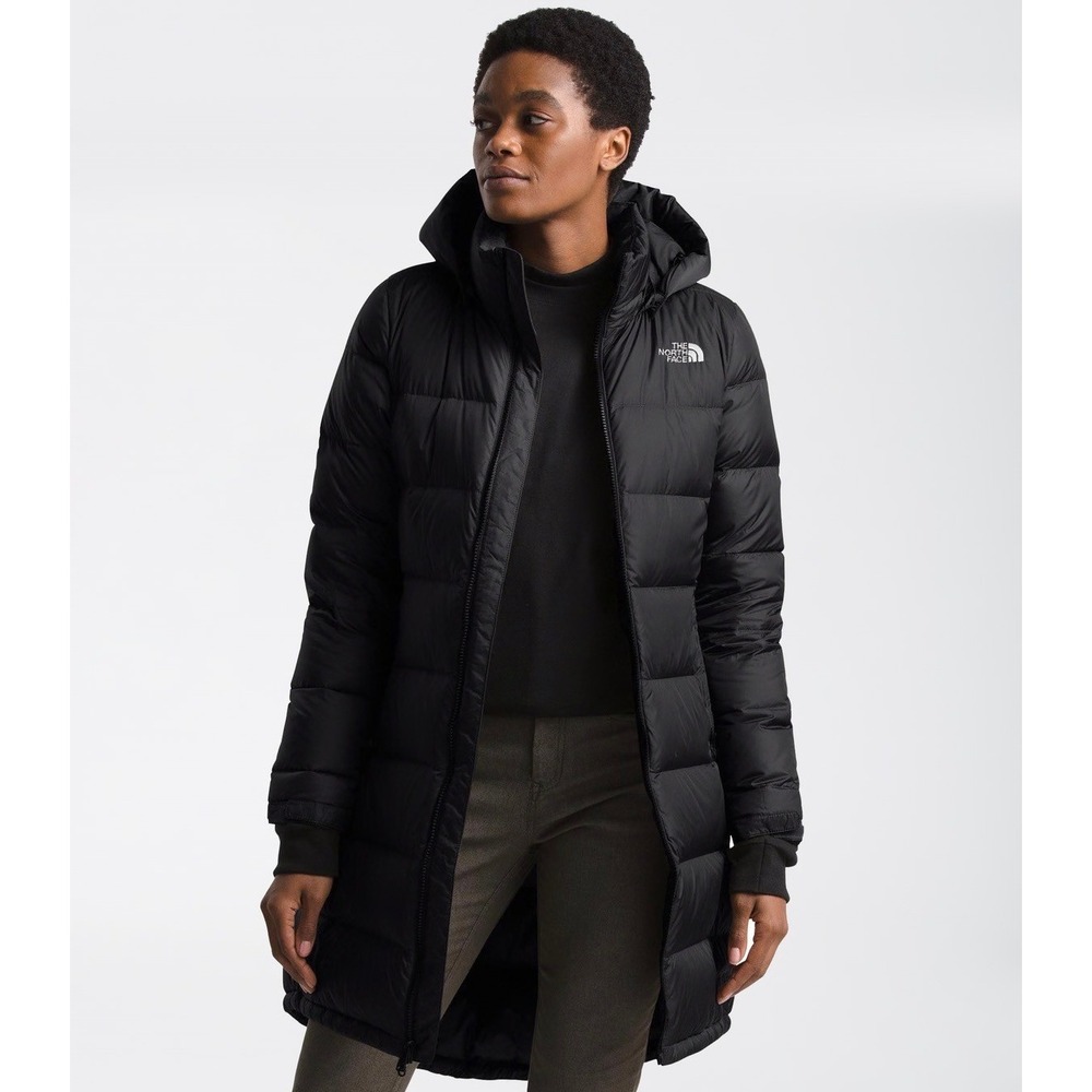 The North Face Metropolis Parka II Black Down Puffer Jacket Women XL NF0A2TDU
